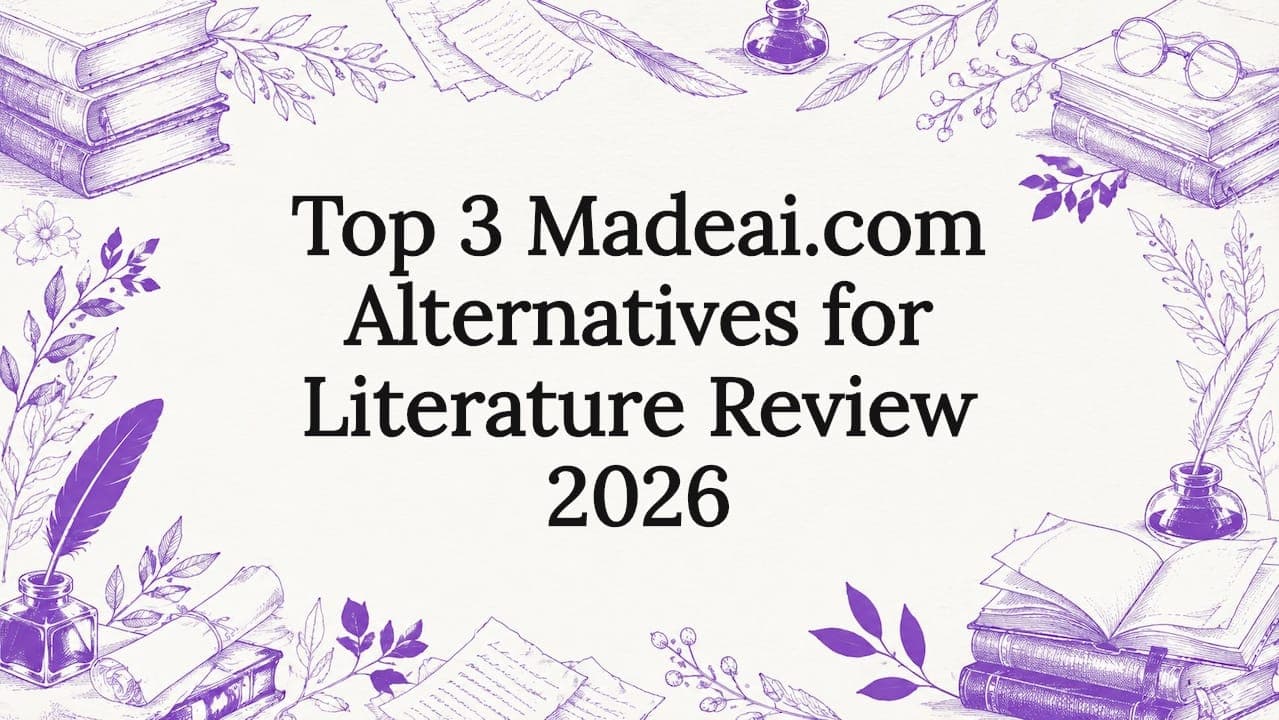 Top 3 Madeai.com Alternatives for Literature Review 2026