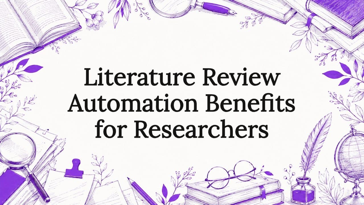 Literature Review Automation Benefits for Researchers