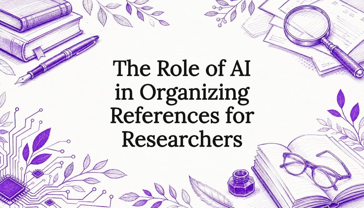 The Role of AI in Organizing References for Researchers