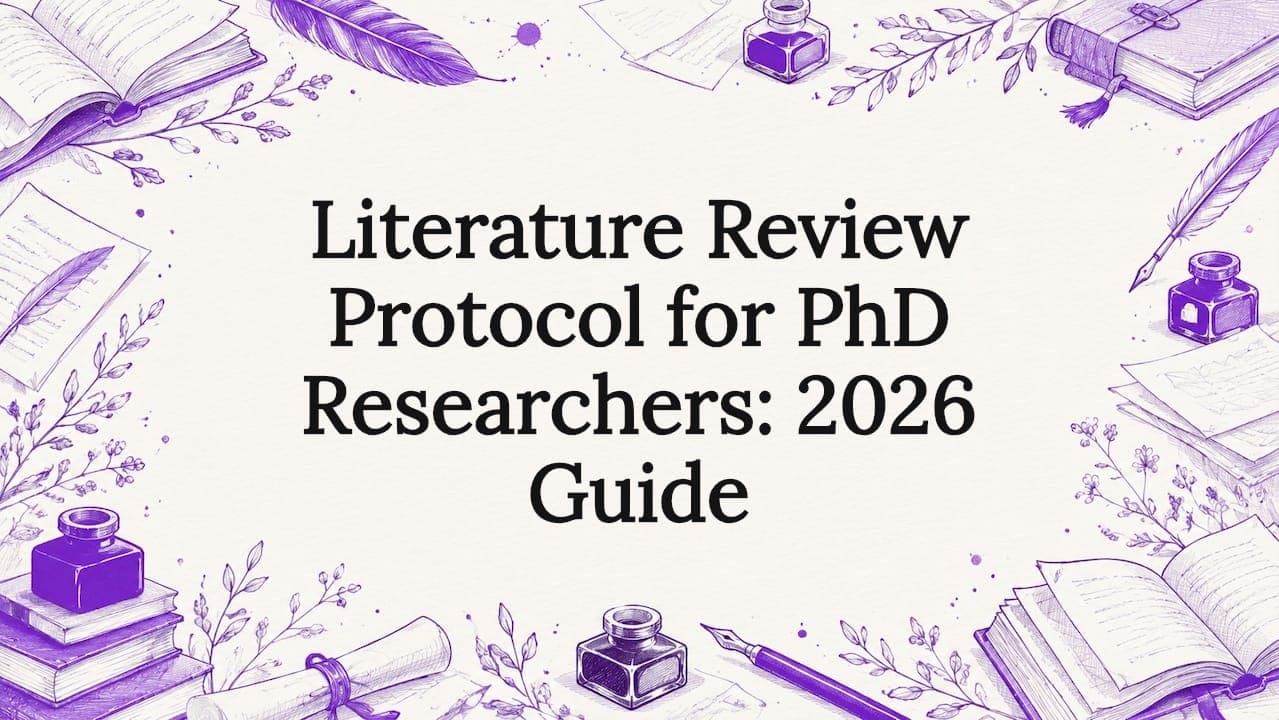 Literature Review Protocol for PhD Researchers: 2026 Guide
