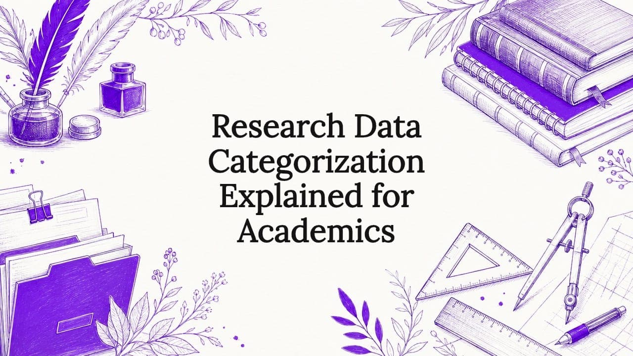 Research Data Categorization Explained for Academics