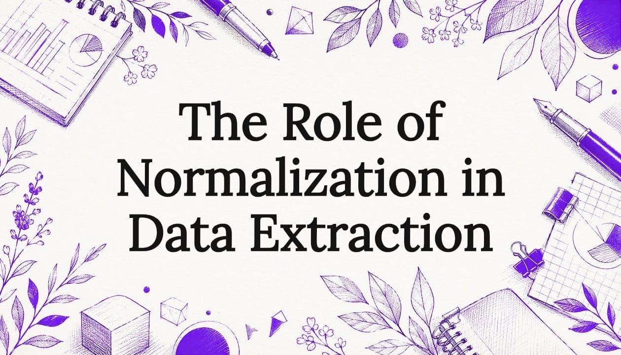 The Role of Normalization in Data Extraction