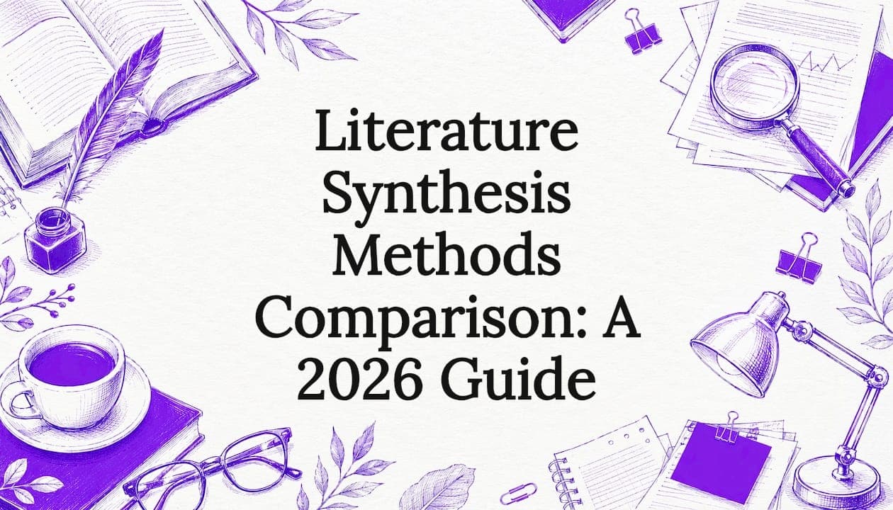 Literature Synthesis Methods Comparison: A 2026 Guide