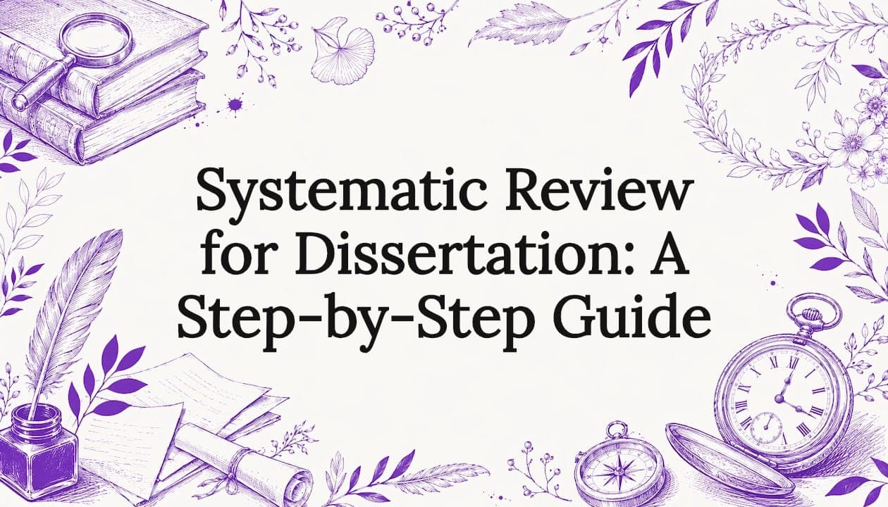 Systematic Review for Dissertation: A Step-by-Step Guide
